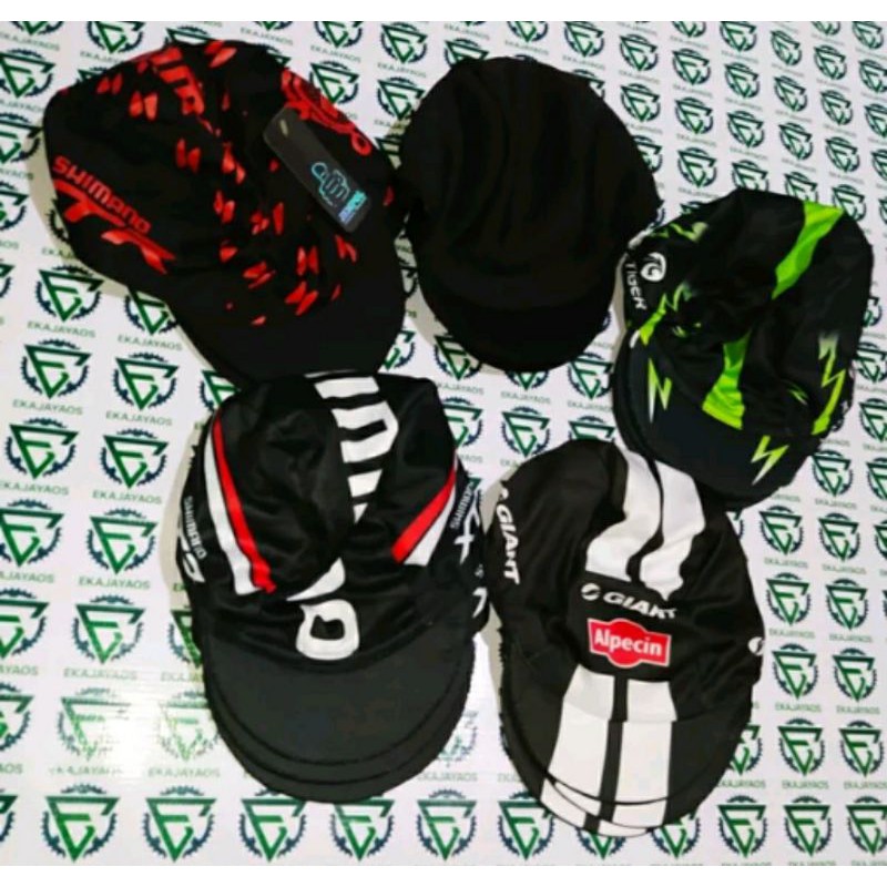 topi sepeda - topi bersepeda - cycling cap - topi gowes
