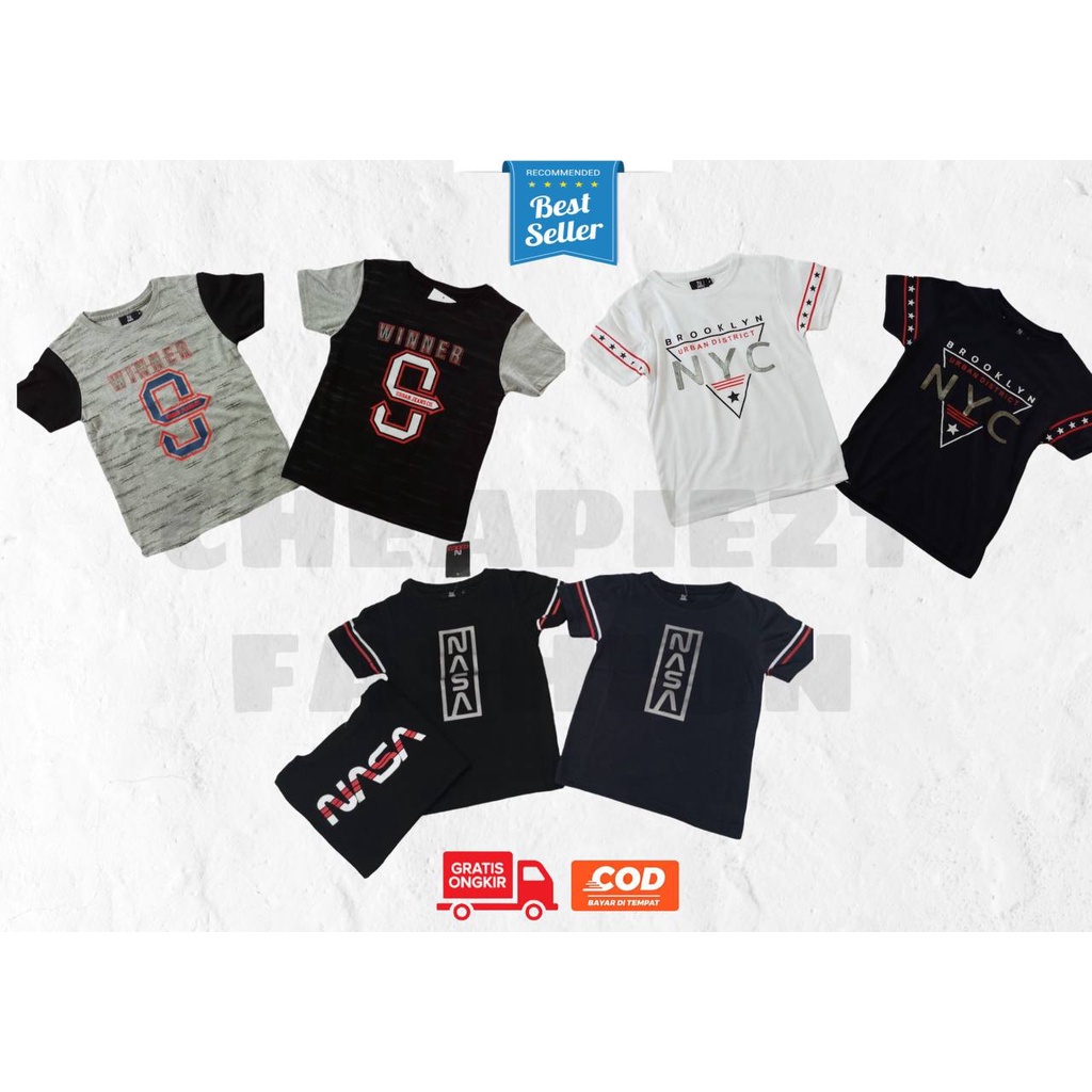 Baju Anak Laki Laki Kaos Furo Import usia 2 s/d 9 tahun / Baju Fashion Anak Import