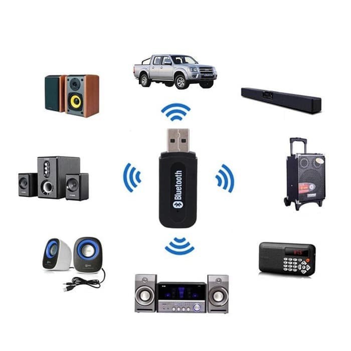 BLUETOOTH MUSIC RECEIVER H-163 USB Aux Audio to Speaker