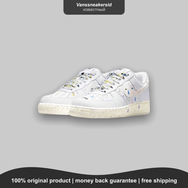 NIKE AIR FORCE 1 LOW PAINT SPLATTER WHITE SAIL ORIGINAL
