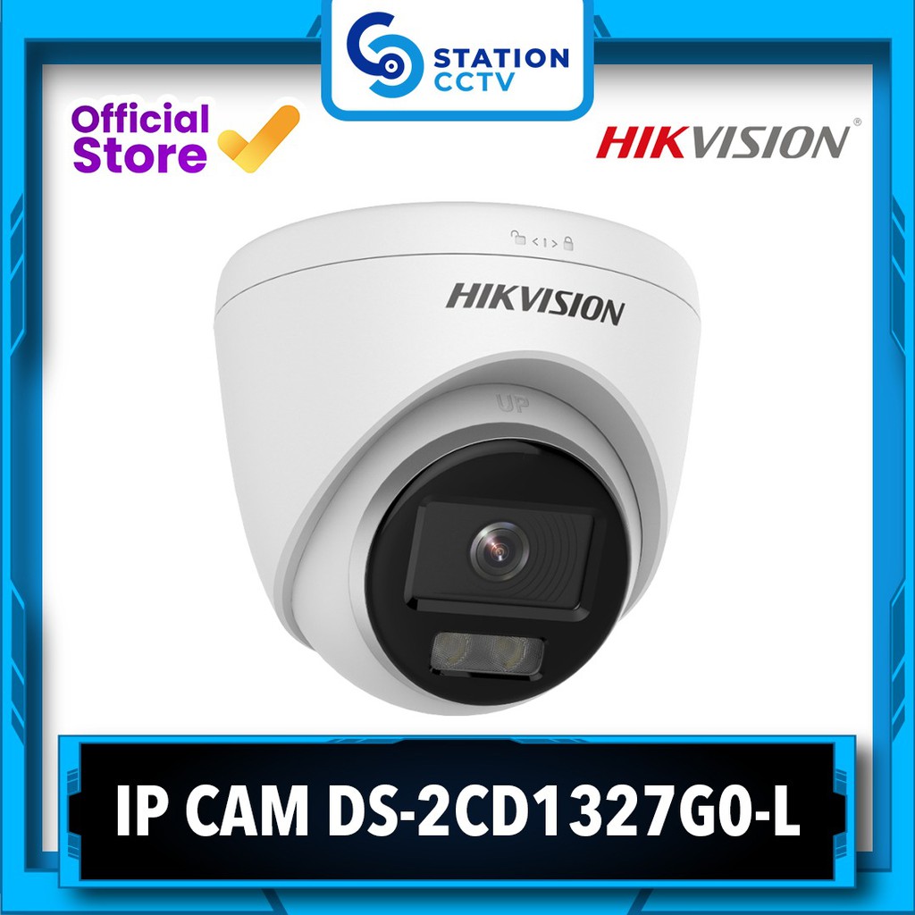 IP Cam DS-2CD1327G0-L | Pro Series with ColorVu | Network Cameras Hikvision