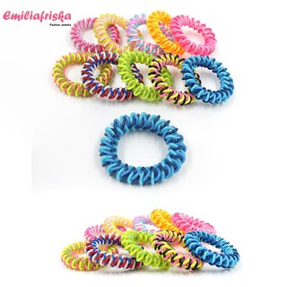 EMILIAFRISKA IKAT RAMBUT  KABEL SPIRAL TEBAL  AKSESORIS 