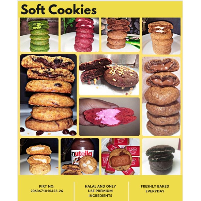 

sweet.east - Soft Cookies isi coklat lumer (Minimal order 2 pcs), cemilan ,snack