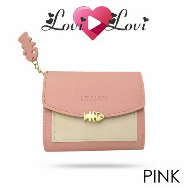 Dompet mini lipat lovi lovi