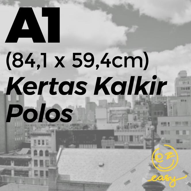 

[PROMO G8T58] Kertas Kalkir A1 Polos Laris