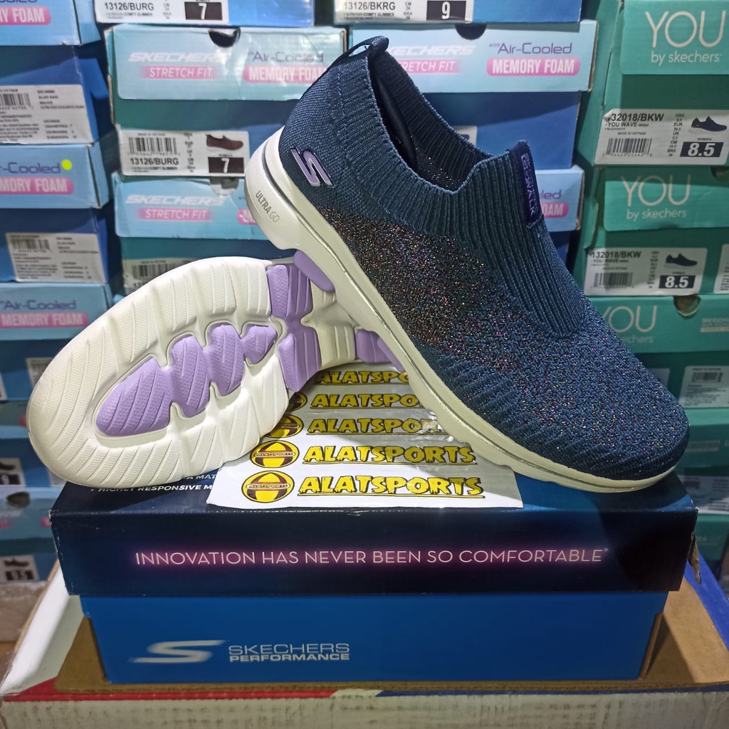 Skechers Go Walk 5 Enlighten 15915-NVMT  Sepatu Slip On Wanita Original