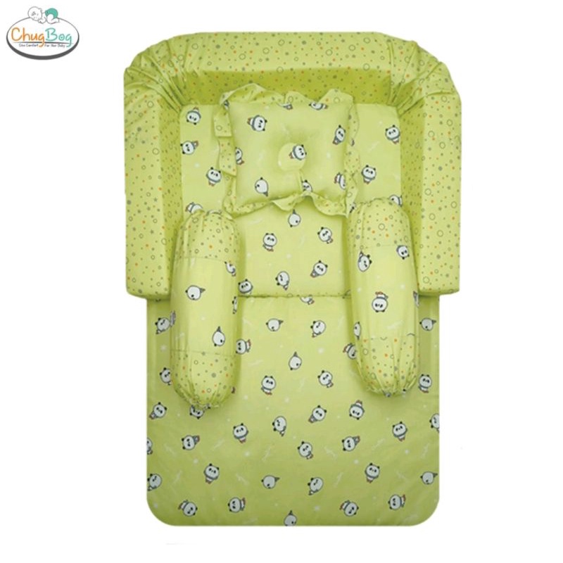 Kasur Bayi Lipat + Kelambu Chugbog Bamboo Series CBK 1007