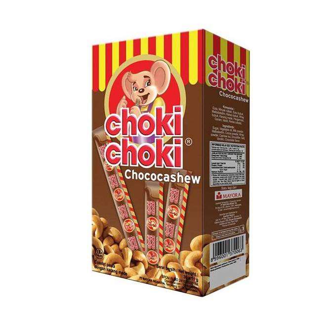 

1.1 SALE Choki Choki NUSSA Choco cashew / 1 Dus isi 20 pcs x 10gr / CokiCoki / ChokiChoki Coklat