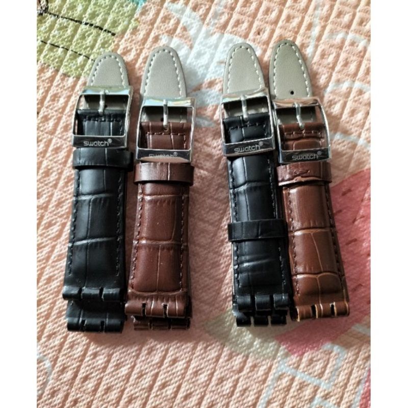 Tali Jam Tangan Kulit Swatch