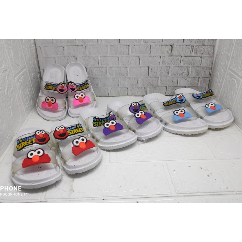 SANDAL ANAK ELMO SESAME STREET DULUX 24-29