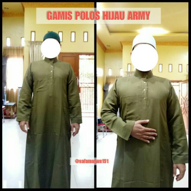 GAMIS POLOS BERKERAH