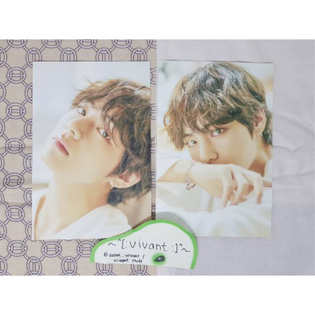[RESERVED] BTS - ONEUL Postcard + ONEUL Clipboard Photocard + LOVE YOURSELF Mini Photocard - V