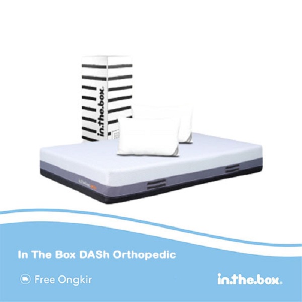 Matras In The Box DASH Orthopedic Ukuran 180x200 Kasur Spring Bed Inthebox Original