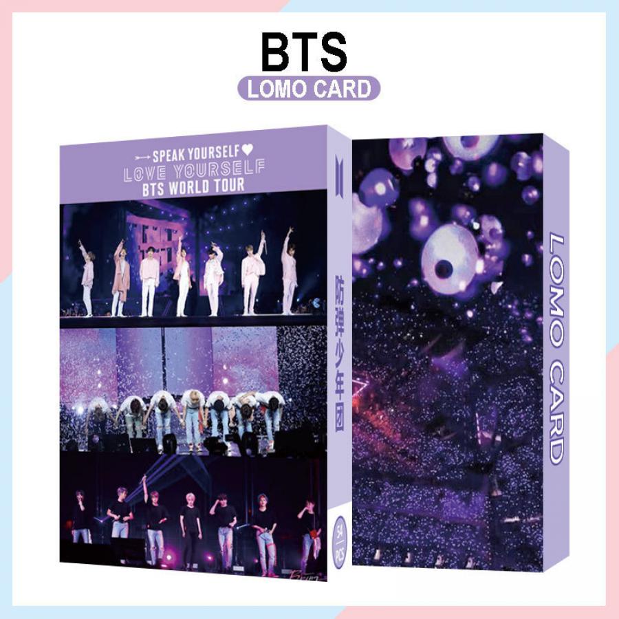 54pcs Kartu Lomo Foto KPOP BTS BLACKPINK Untuk Koleksi