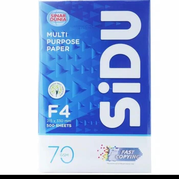 

Kertas Hvs Sidu / Sinar Dunia F4 70 Gram