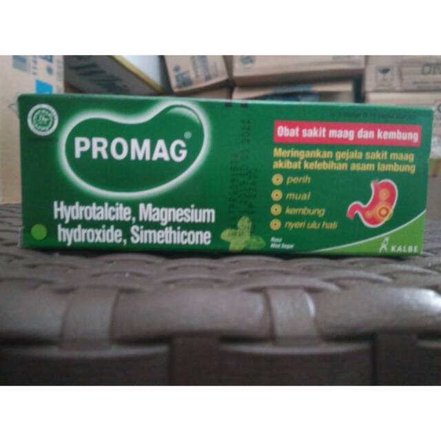 

Promag Obat Sakit Maag Dan Kembung isi 3 lembar