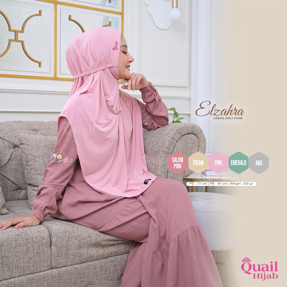 HIJAB JERSEY QUAIL ORI ELZAHRA