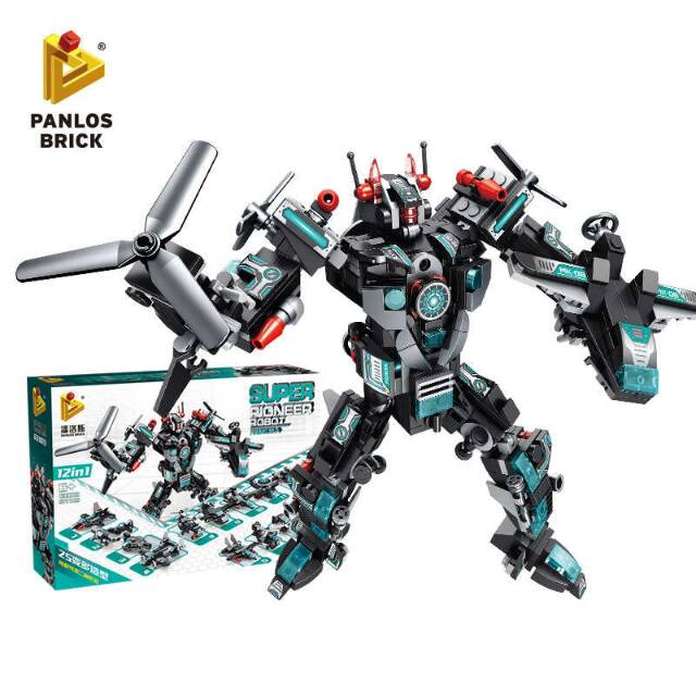 Mainan Lego Panlos Brick Robot 12 in 1