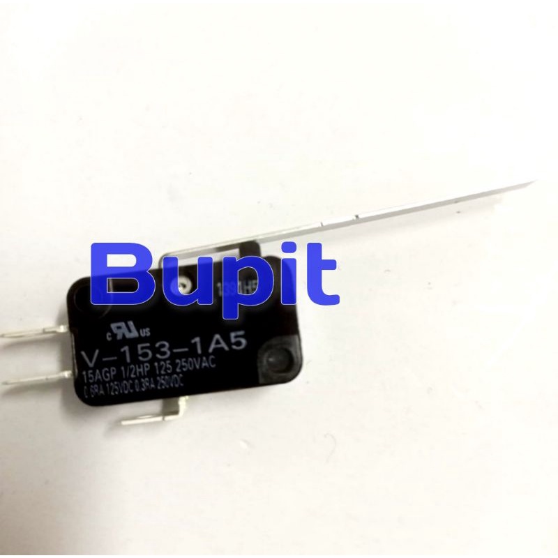 Micro Switch Omron Original + Tuas Panjang V-153-1A5