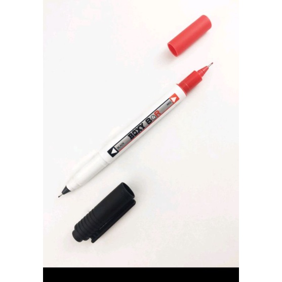

PULPEN UNI MITSUBISHI BOXY B&R 2 WARNA MADE IN JAPAN/PENA BOLPOIN BOXY B&R 2 WARNA