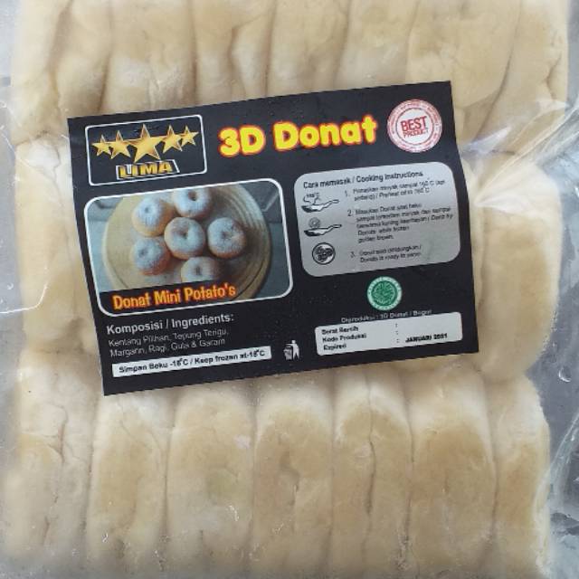 

Donat kentang 3D