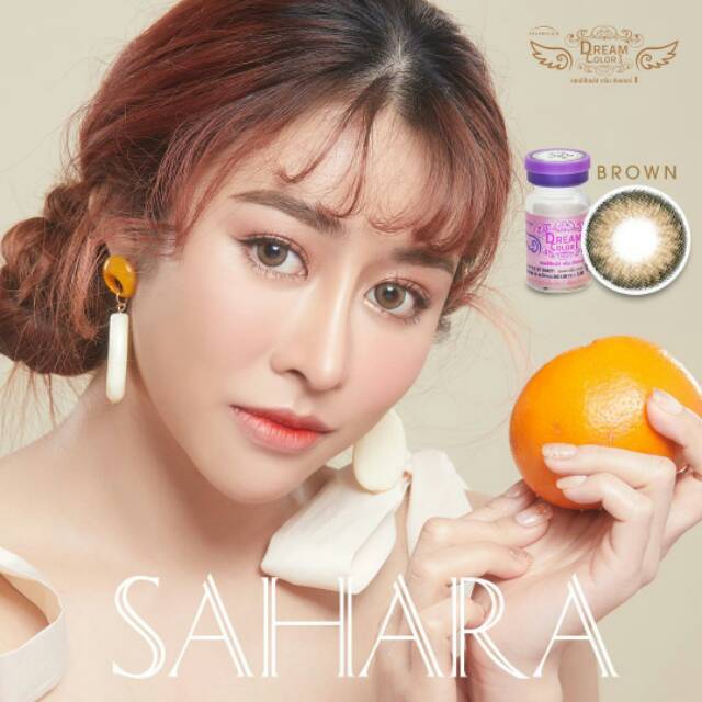 Softlens Sahara by Dreamcolor dreamcon Korea kemenkes botol sepasang Normal Minus