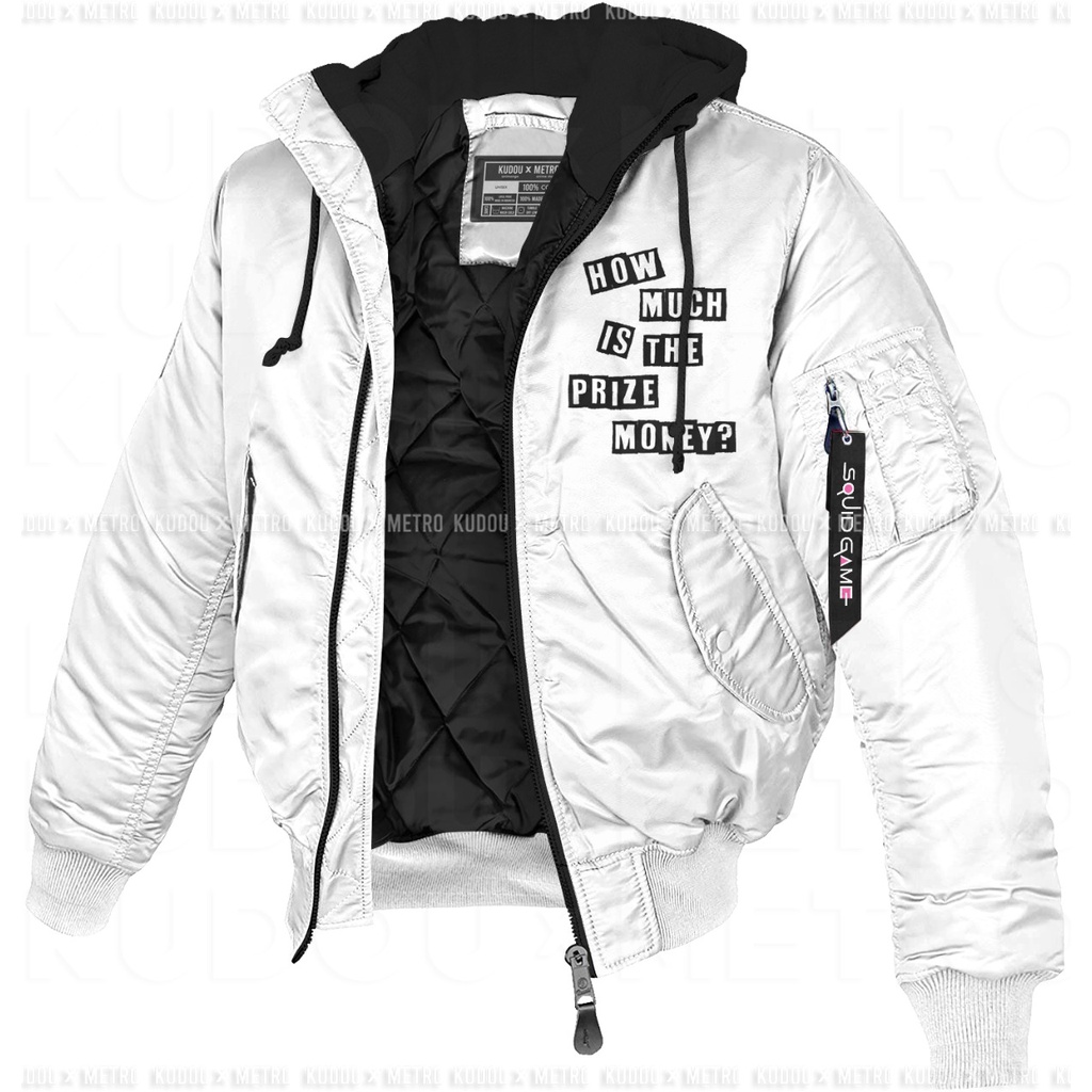 Jaket Bomber Waterproof Sq*id Game How Much Premium Unisex