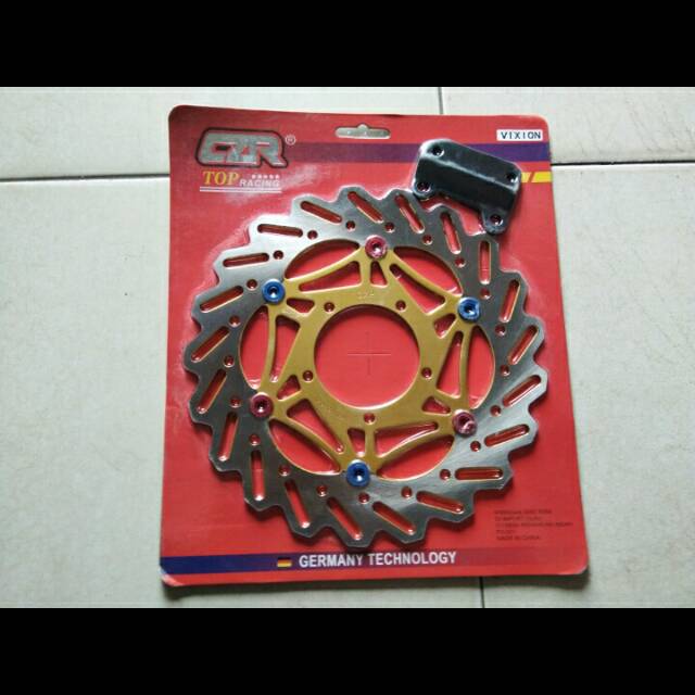 piringan cakram depan besar plus breket vixion new dan vixion old