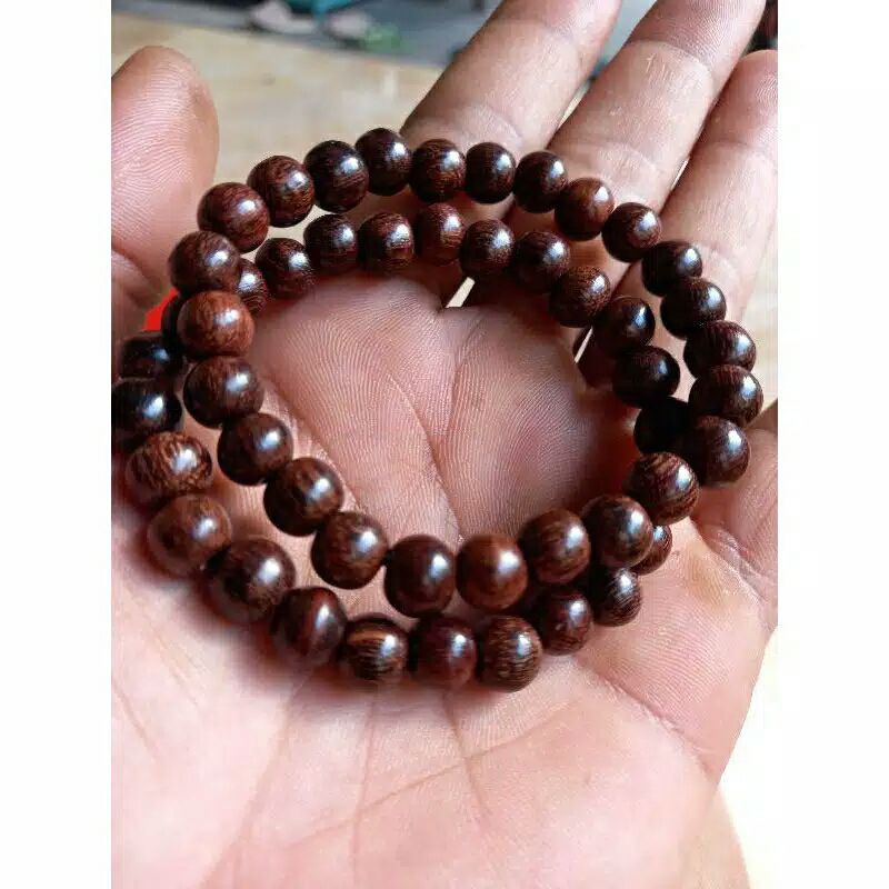 gelang kayu galih asem 7mm gelang murah