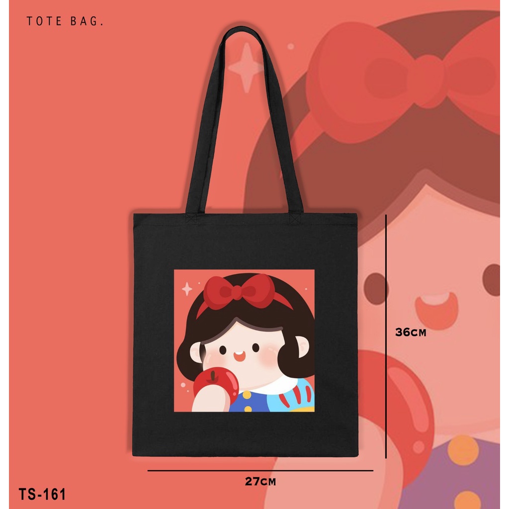 TOTE BAG WANITA / PRINCESS EDITION / CINDRELLA / ELSA ETC / KANVAS / TERMURAH