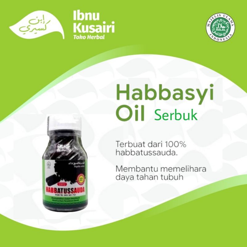 

Habbasyi Oil Serbuk 210 kapsul