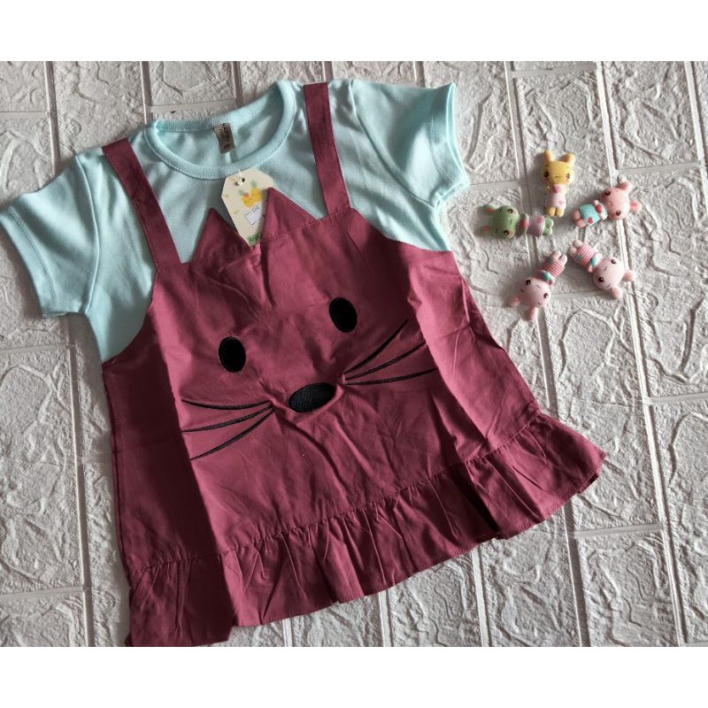 Dress Anak Perempuan Kualitas Impor Usia 1-3 Tahun