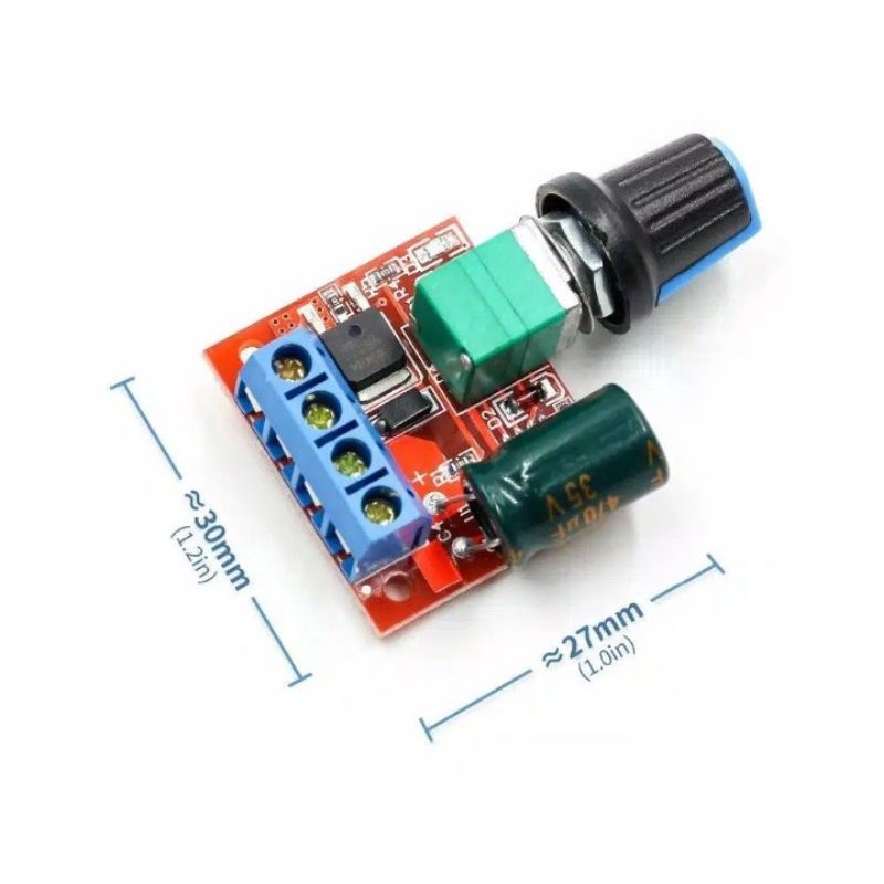 pengatur kecepatan motor DC module dimmer pwm 5-35v dc