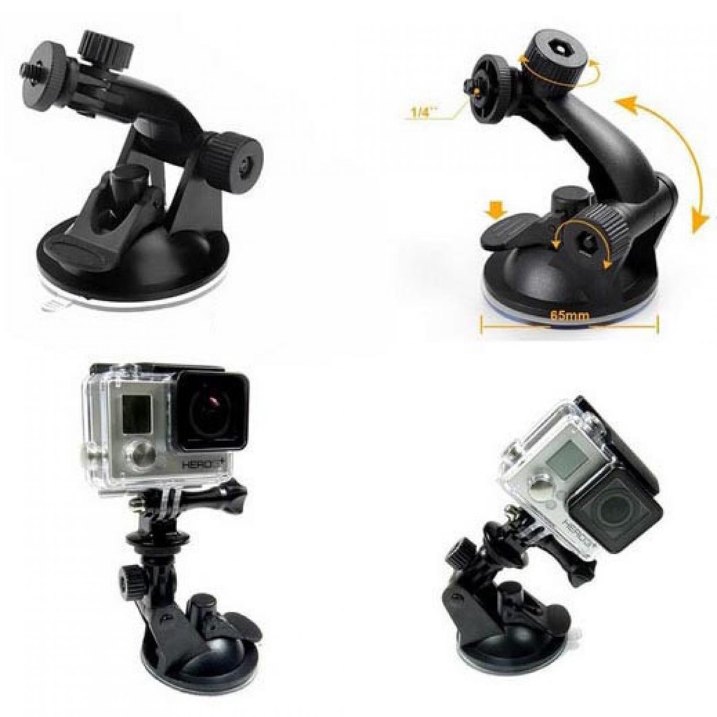 (100% BARANG ORI) Forauto Suction Cup Car Holder Mobil Kamera Aksi GoPro / Xiaomi Yi