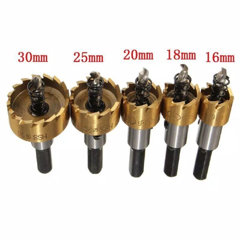 Mata Bor Binoax Hss Carbide Besi Kuningan Kayu dan Plastik 5 Pcs