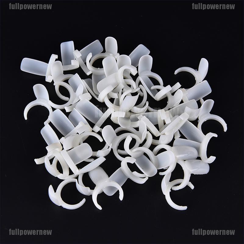 50pcs / Set Cincin Display Warna Kutek UV Gel Untuk Nail Art