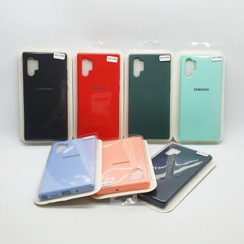 Samsung Note 10 Pro Silicone Macaron Case / Soft Case Dove Candy / Silikon Macaron Case