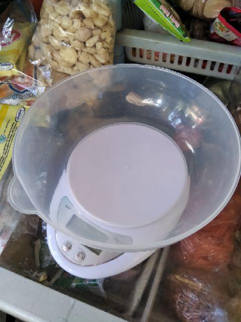Timbangan Dapur Digital Mangkok Electronic Kitchen Scale - Putih