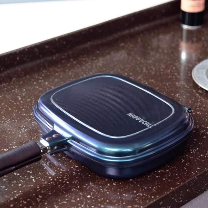 ORIGINAL KOREA HAPPYCALL TITANIUM GRILL DOUBLE PAN