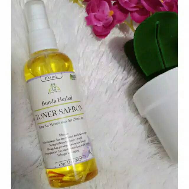 Facemist Safron Ajaib (Putik Bunga Safron Asli+Rose Water+Air Zam Zam)
