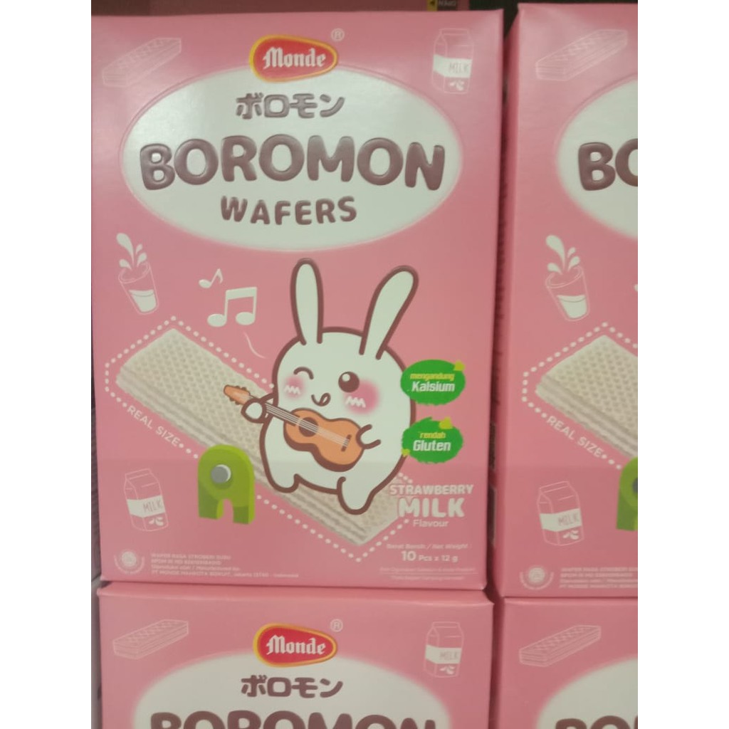 

Monde Boromon Wafers Strawberry Milk 120 gr