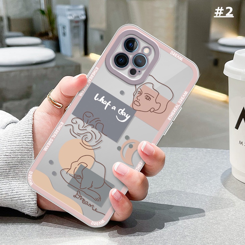 Soft Case TPU Motif Beruang Abstrak Untuk Realme C35 C31 C21Y C25Y 8i 9i C11 2021 C25 C25S C20 C15 C12 C3 C2 Realme5 5i 6i