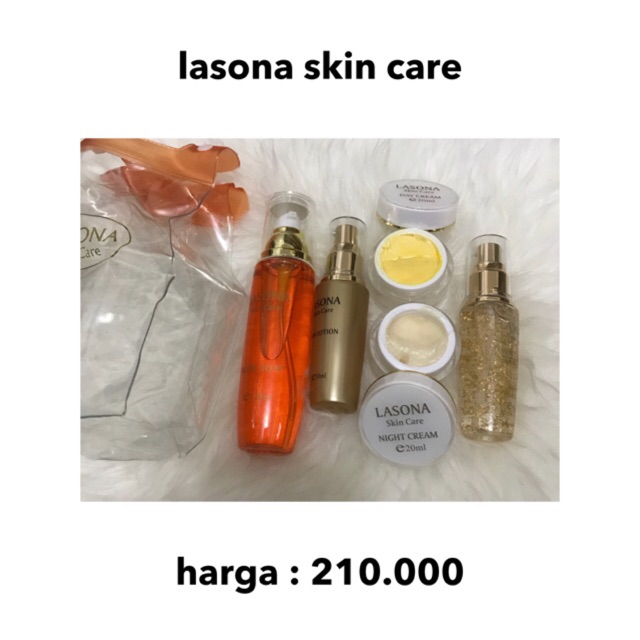 [ original ] lasona skin care | paket lengkap lasona 5in1 besar