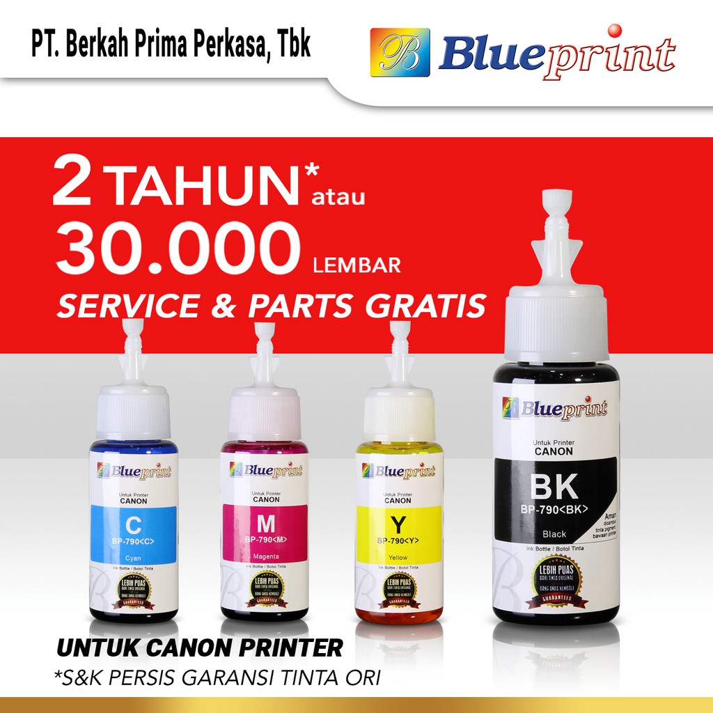  Tinta  Canon BLUEPRINT 790 Refill For Printer  Canon 70ml 4 