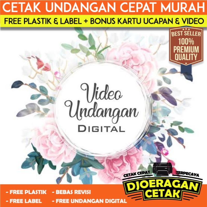 Video Undangan Digital Pernikahan  Undangan Digital Unik Rustic Elegan DCW108