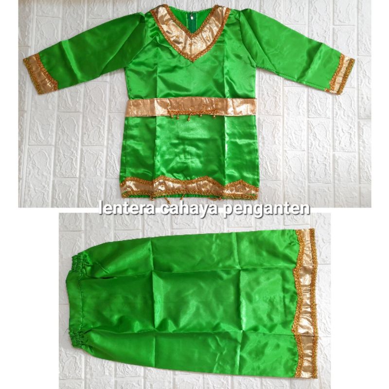 Baju Karnaval Minang Anak Cewek / Baju Tari Minang Perempuan TK - SMA