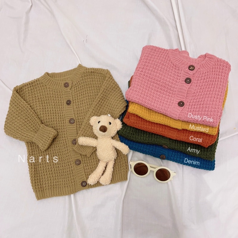 Cardigan Rajut Bayi [TEBAL]