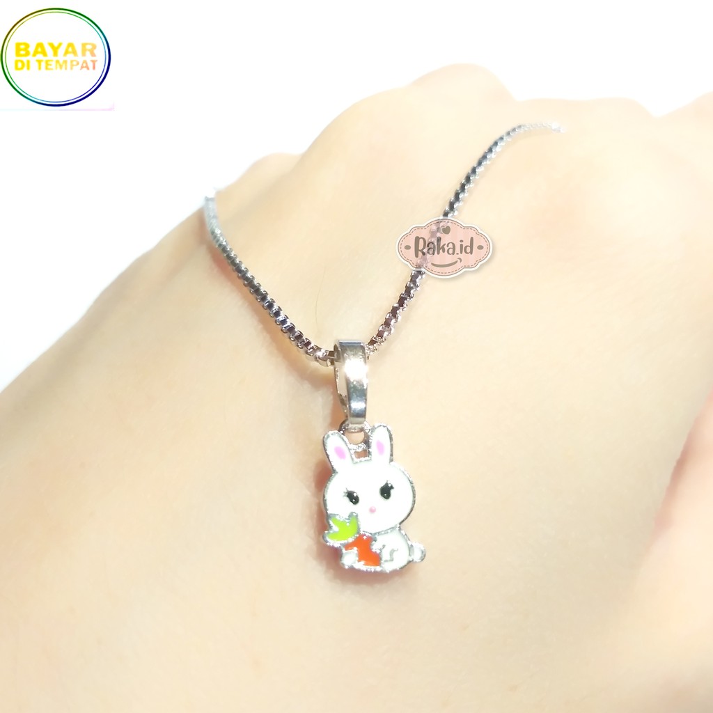 RAKA Acc - Kalung Anak Bunny Kelinci Xuping Perhiasan Cantik Anak Lapis Emas 18k 430