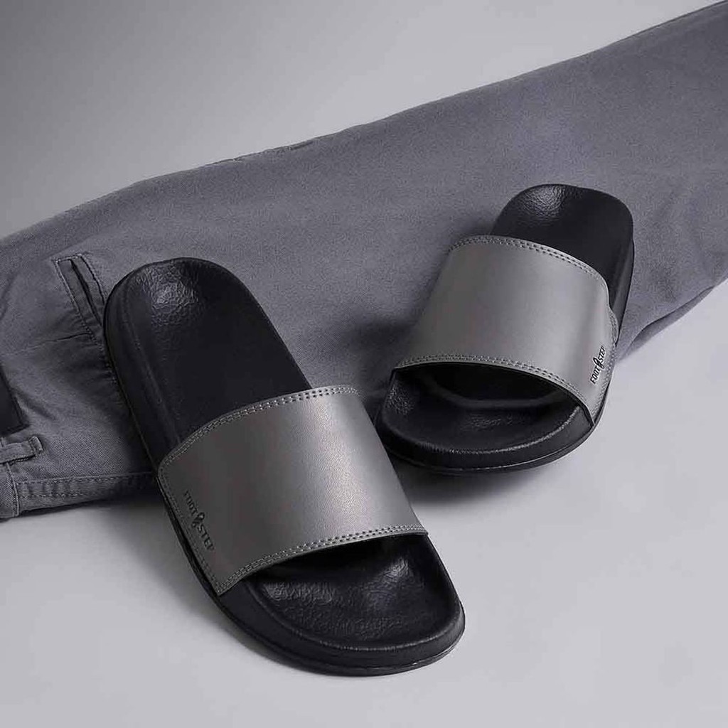 PORTO GREY |MNM x FSTP| Sandal Slop Pria - Sendal Slip On Eva Ringan