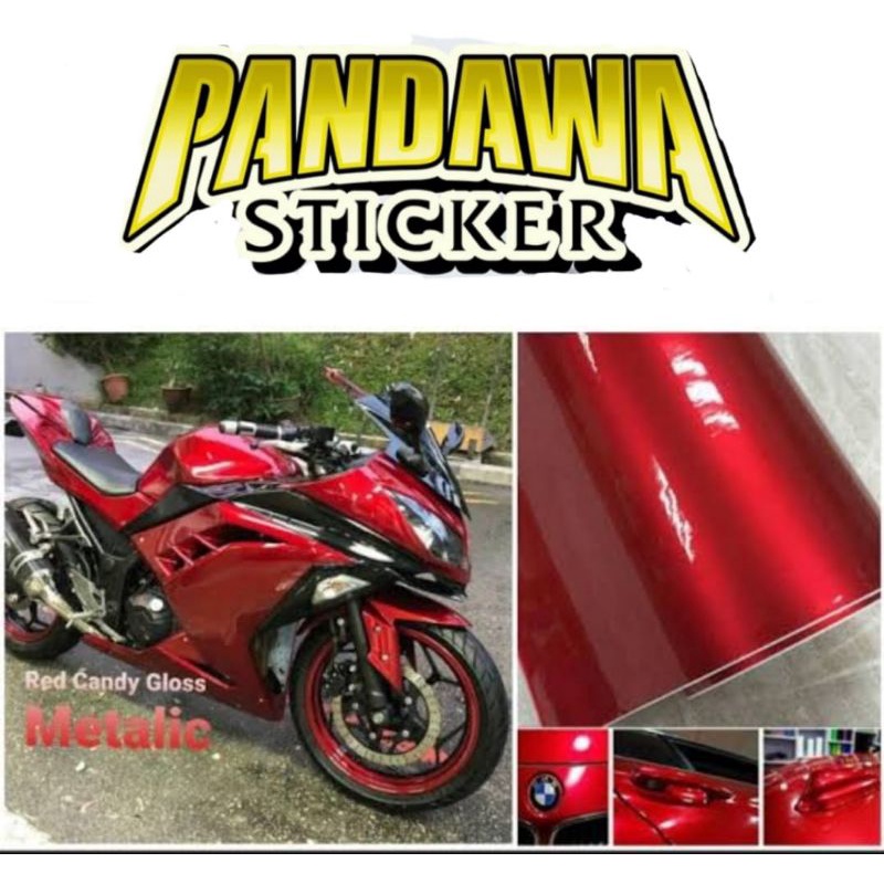 Jual Skotlet Merah Metalik Candy Shopee Indonesia